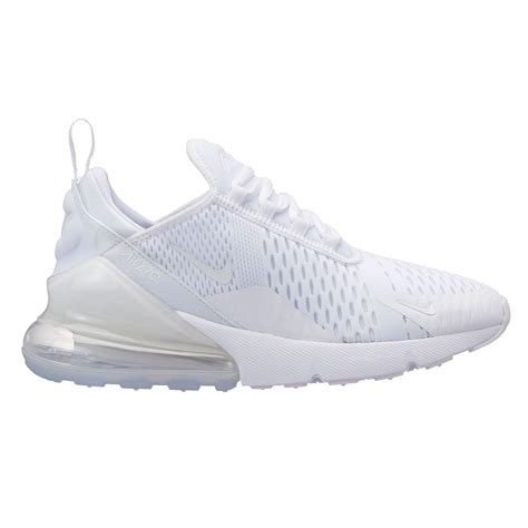 all white air max 270s.